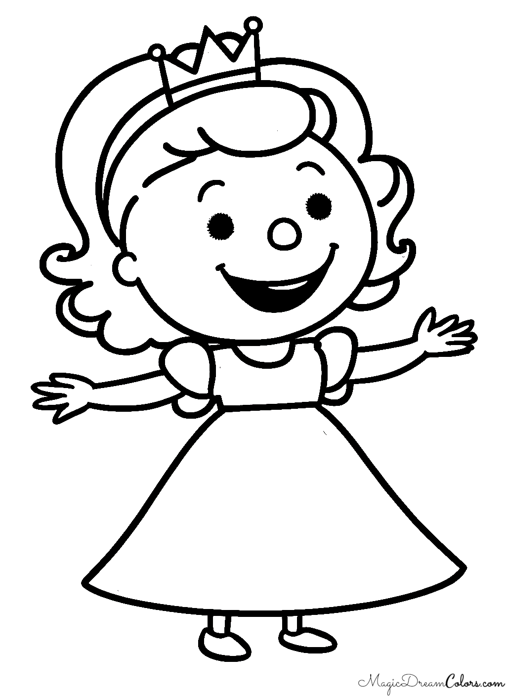 Prinzessin malen | | MagicDreamColors